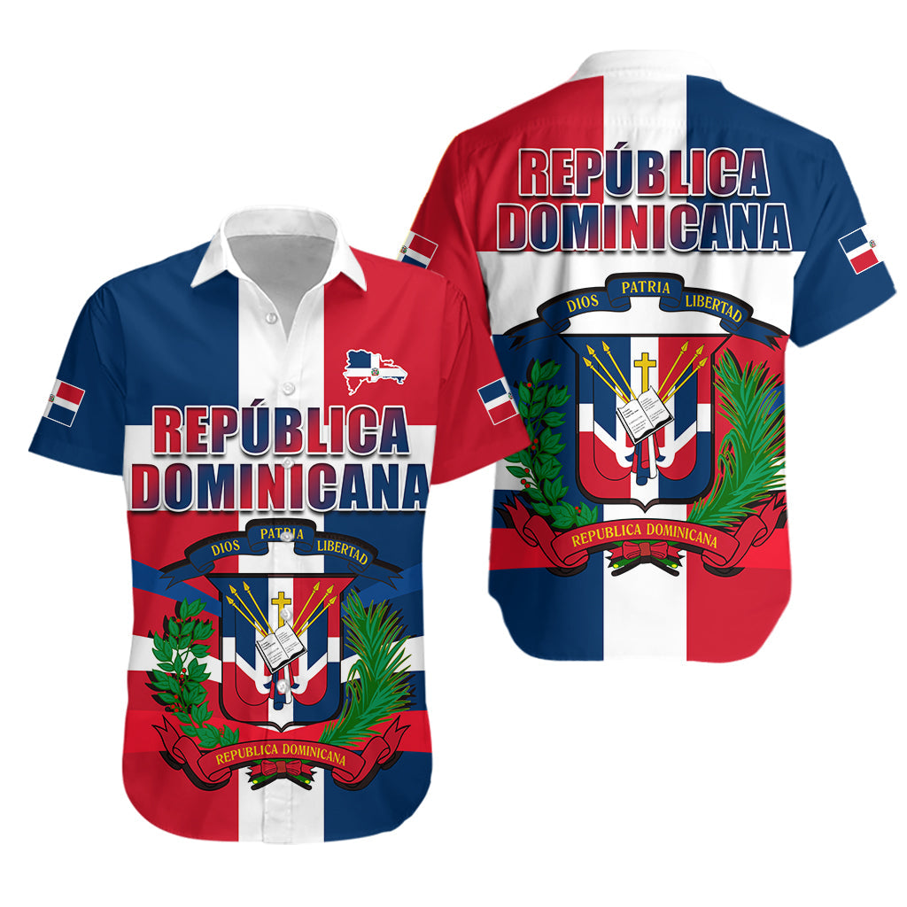Dominican Republic Hawaiian Shirt Dominicana Proud Style Flag LT13 - Wonder Print Shop