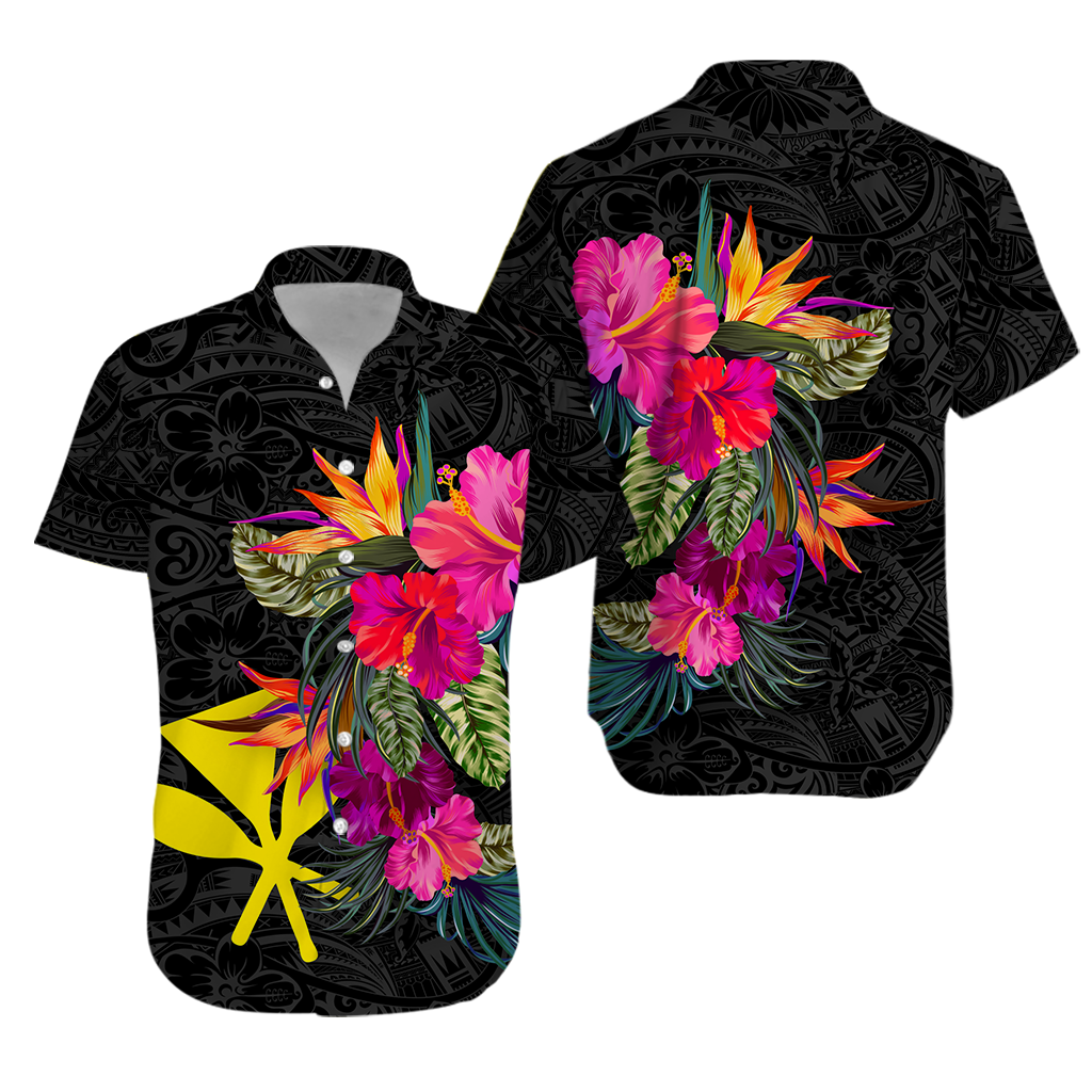 Hawaii Kanaka Maoli Hibiscus Polynesian Tribal Matching Hawaiian Shirt And Dress - LT12 - Wonder Print Shop