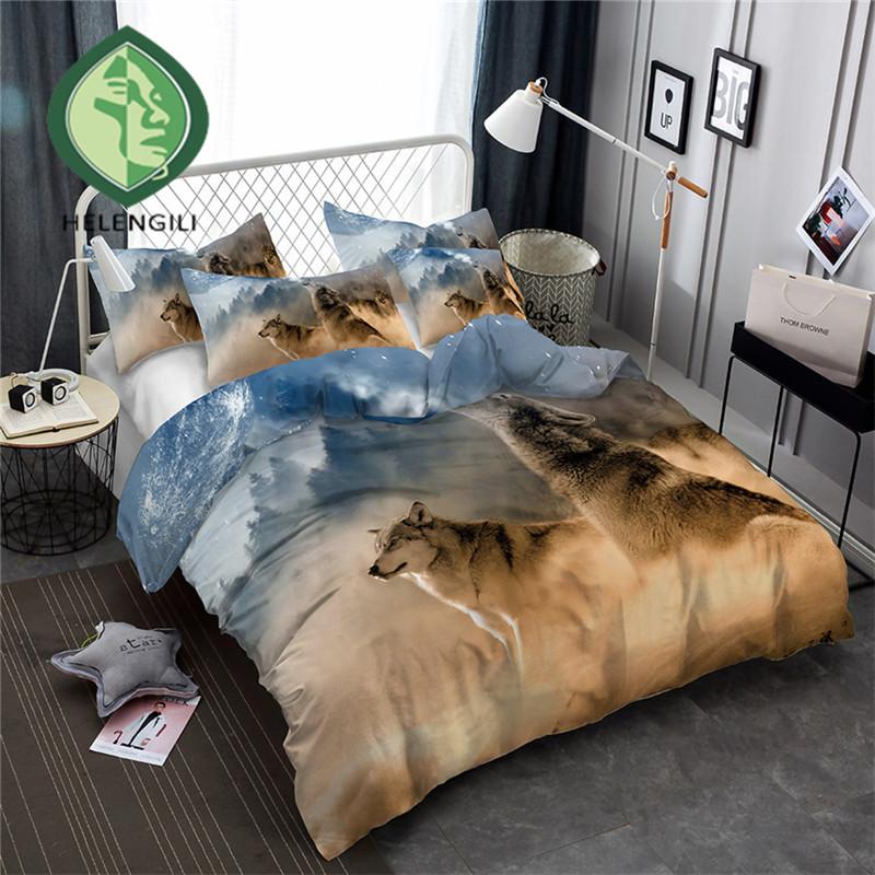 Wolf In The Wild Native American Bedding Set LT10 - Wonder Print Shop