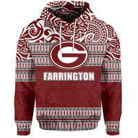 Custom Hawaii Farrington High School Hoodie No.1 LT6 - Wonder Print Shop