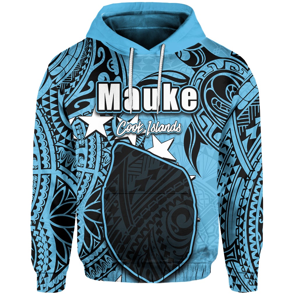 Custom Cook Islands Hoodie Mauke LT6 - Wonder Print Shop