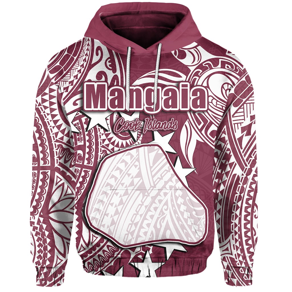 Custom Cook Islands Hoodie Mangaia LT6 - Wonder Print Shop