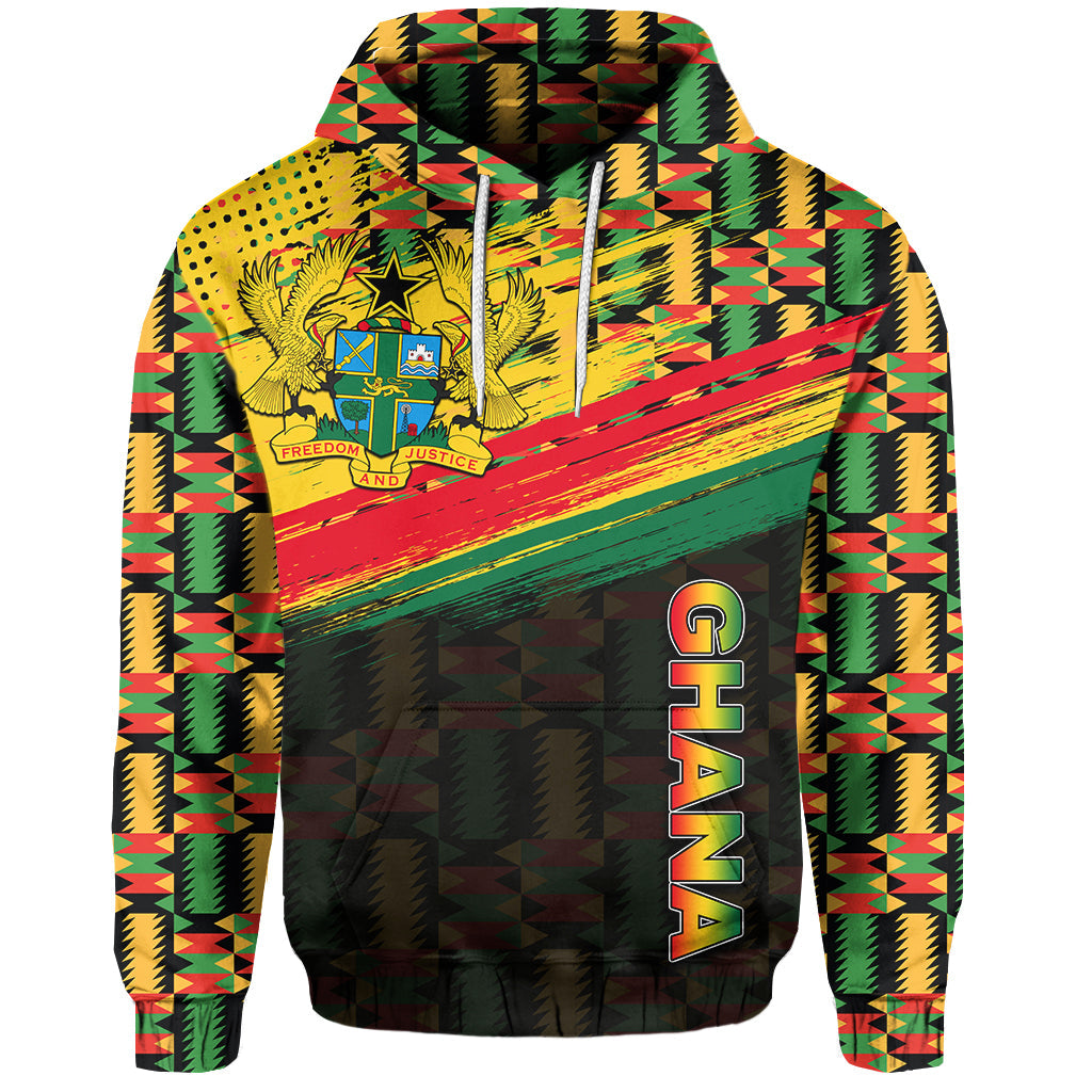 Ghana Hoodie Polygonal LT6 - Wonder Print Shop