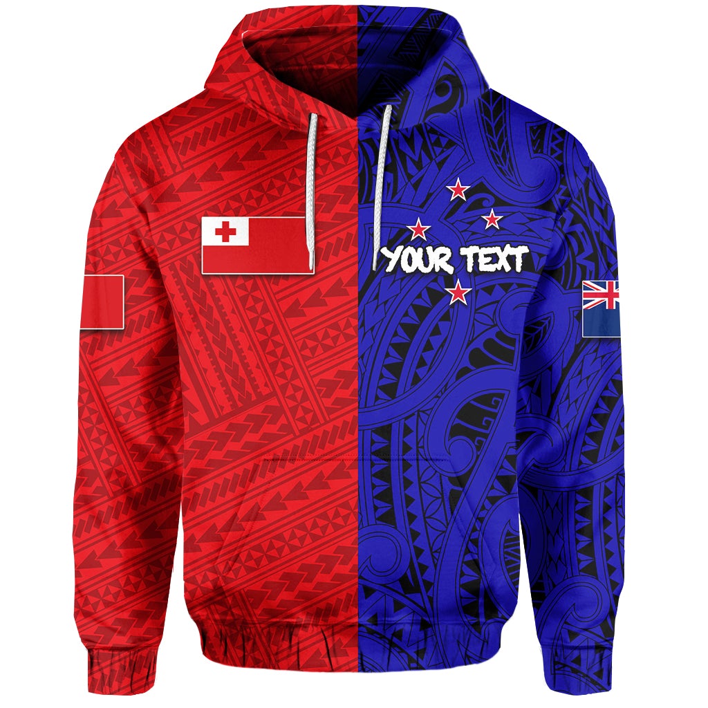 Custom Kalapu Kafataha O Aotearoa Hoodie Half Style LT6 - Wonder Print Shop