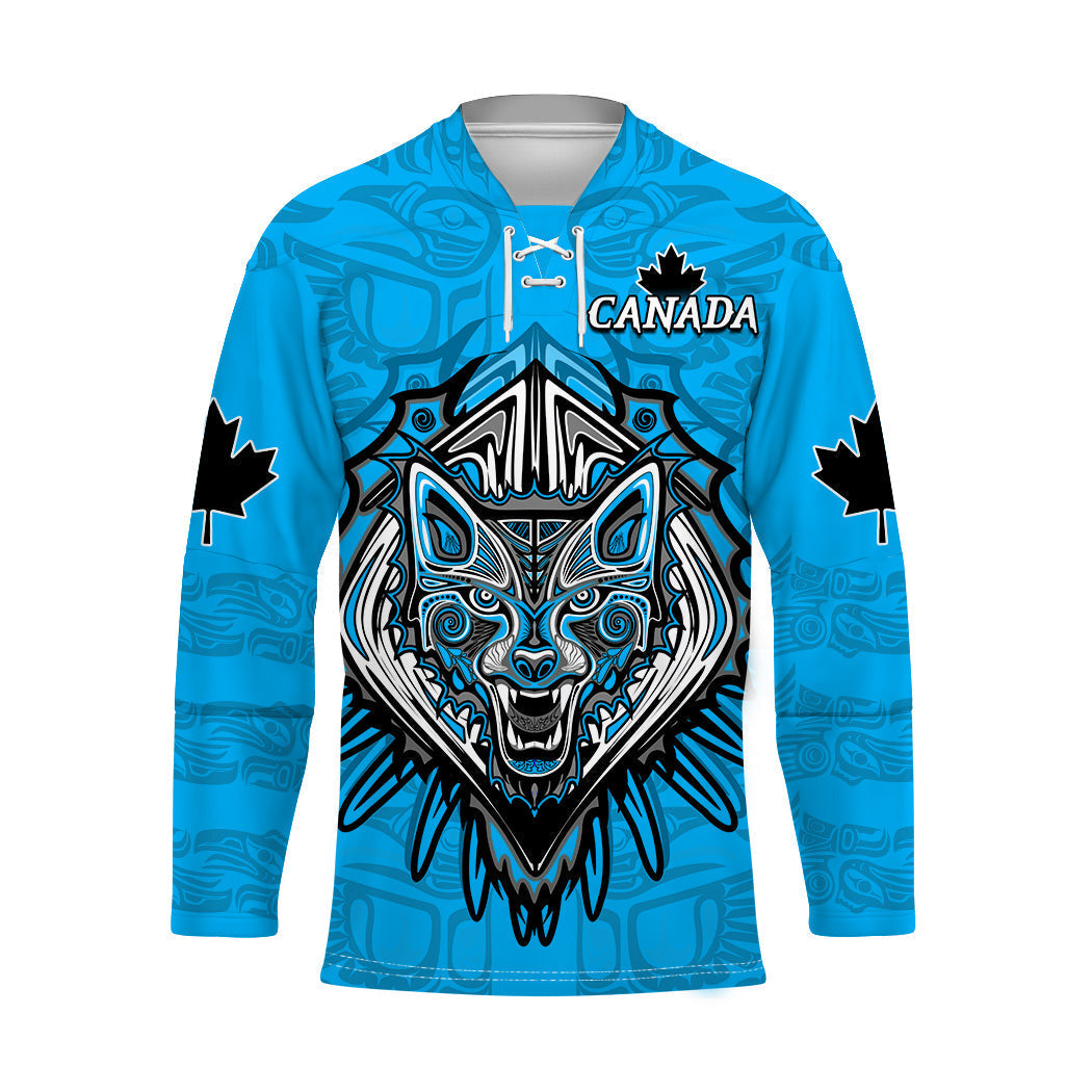canada-maple-leaf-hockey-jersey-blue-haida-wolf