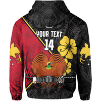 Custom The Kumuls PNG Hoodie Papua New Guinea Polynesian Dynamic Style Black - Wonder Print Shop