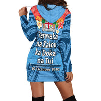 Fiji 1970 Hoodie Dress Happy 52 Years Independence Anniversary - Wonder Print Shop
