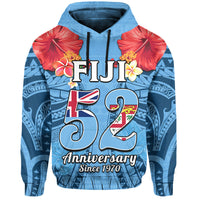 Custom 1970 Fiji Hoodie Happy 52 Years Independence Anniversary - Wonder Print Shop