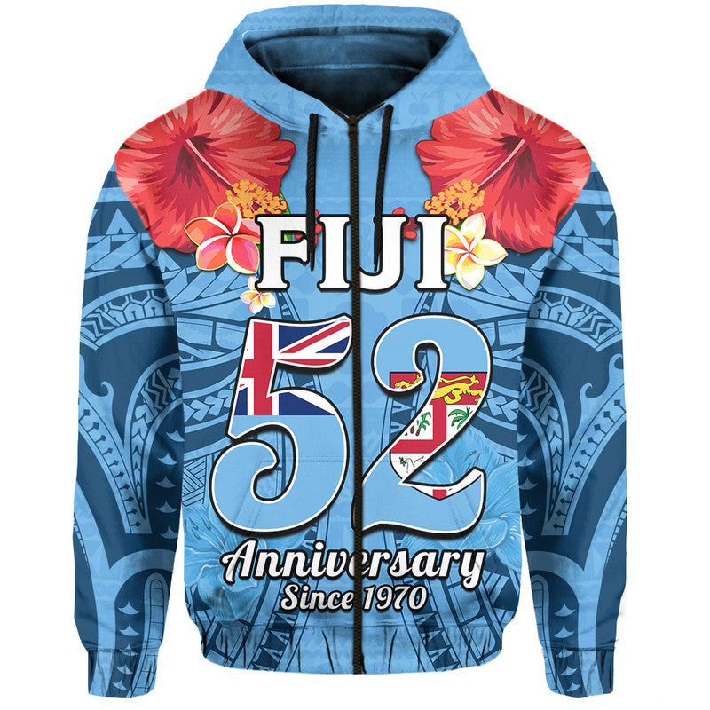 Custom 1970 Fiji Hoodie Happy 52 Years Independence Anniversary - Wonder Print Shop