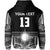 Custom Marshall Islands Zip Hoodie Best Tattoo Version Black LT13 - Wonder Print Shop