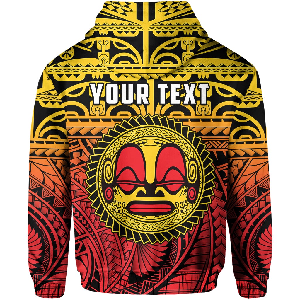 Custom Marquesas Islands Hoodie Mata Tiki Polynesian Pattern LT13 - Wonder Print Shop