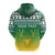 South Africa Rugby Christmas Custom Zip Hoodie Proud Springboks LT13 - Wonder Print Shop