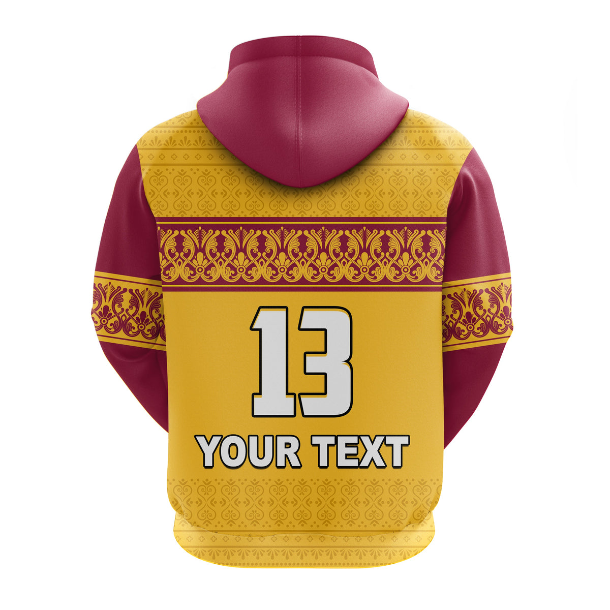 Custom Sri Lanka Hoodie Traditional Pattern and Lion Flag LT13 - Wonder Print Shop