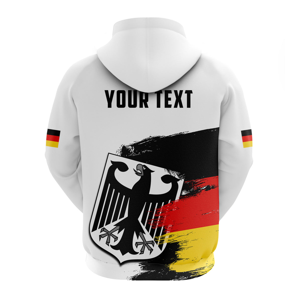 Custom Germany Hoodie Grunge Deutschland Flag and Eagle LT13 - Wonder Print Shop