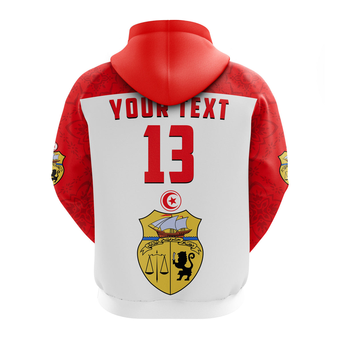 Custom Tunisia Hoodie Tunisian Patterns Sporty Style LT13 - Wonder Print Shop