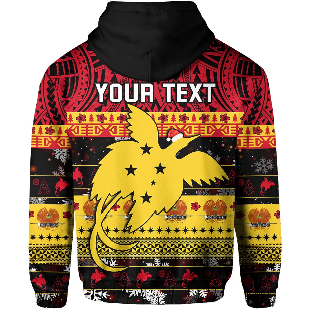Custom Papua New Guinea Christmas Zip Hoodie Raggiana Loved LT13 - Wonder Print Shop