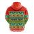 South Africa Christmas Custom Hoodie African Springbok LT13 - Wonder Print Shop