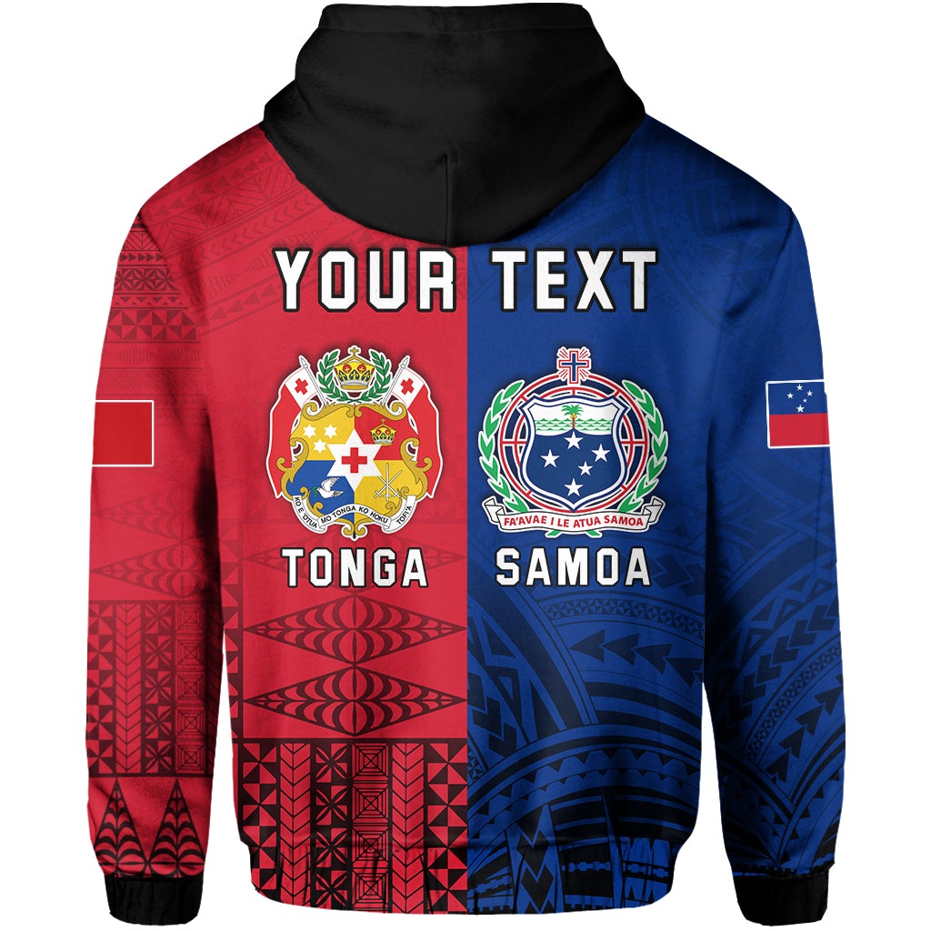 Custom TokoUso Hoodie Tonga Samoa Together LT13 - Wonder Print Shop