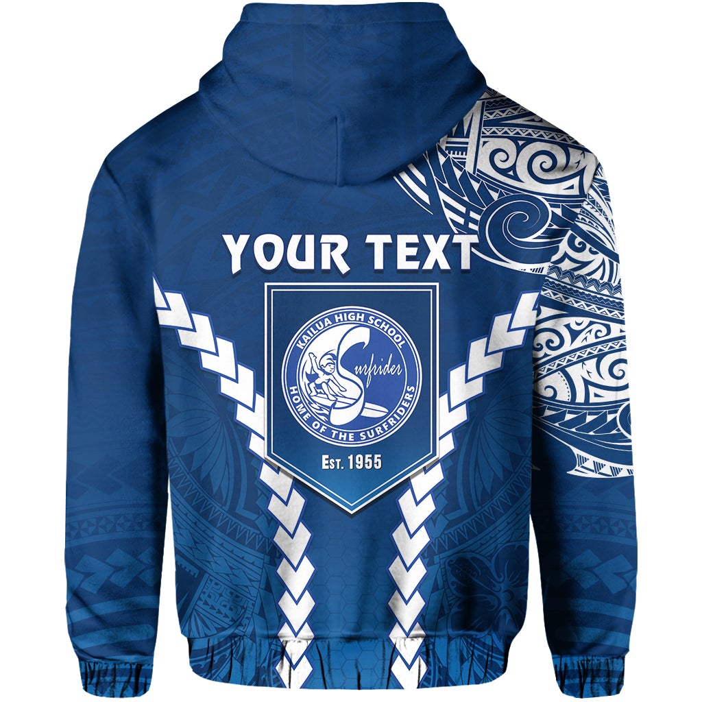 Custom Kailua High School Hoodie Home of the Surfriders LT13 - Wonder Print Shop