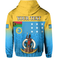 Custom Sanma Province Zip Hoodie Vanuatu Proud LT13 - Wonder Print Shop