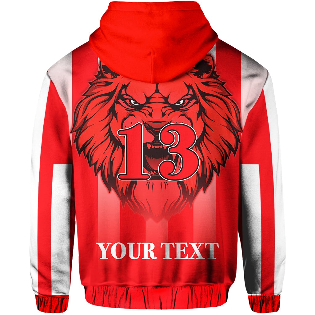 Custom LABASA FA Zip Hoodie Football Fijian Custom Text and Number LT13 - Wonder Print Shop