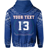 Custom Samoa Hoodie Simple Polynesian Custom Text and Number LT13 - Wonder Print Shop