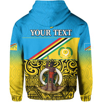 Custom Torba Province Province Zip Hoodie Vanuatu Proud LT13 - Wonder Print Shop
