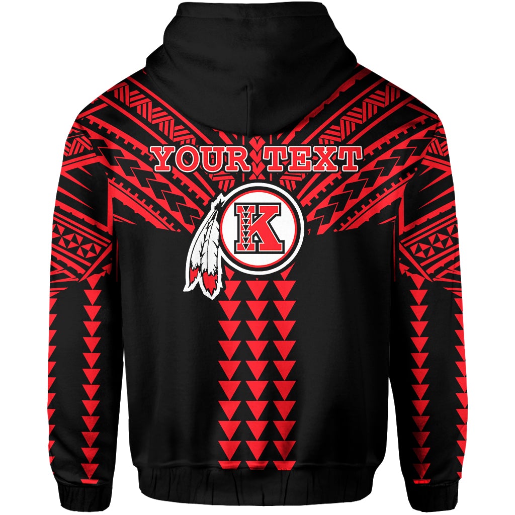 Custom Kahuku Passionate Hoodie Hawaii High & Intermediate School LT13 - Wonder Print Shop