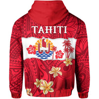 Tahiti Polynesian Zip Hoodie Mythical Destination LT13 - Wonder Print Shop
