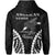 American Samoa Zip Hoodie Eagle mix Polynesian LT13 - Wonder Print Shop