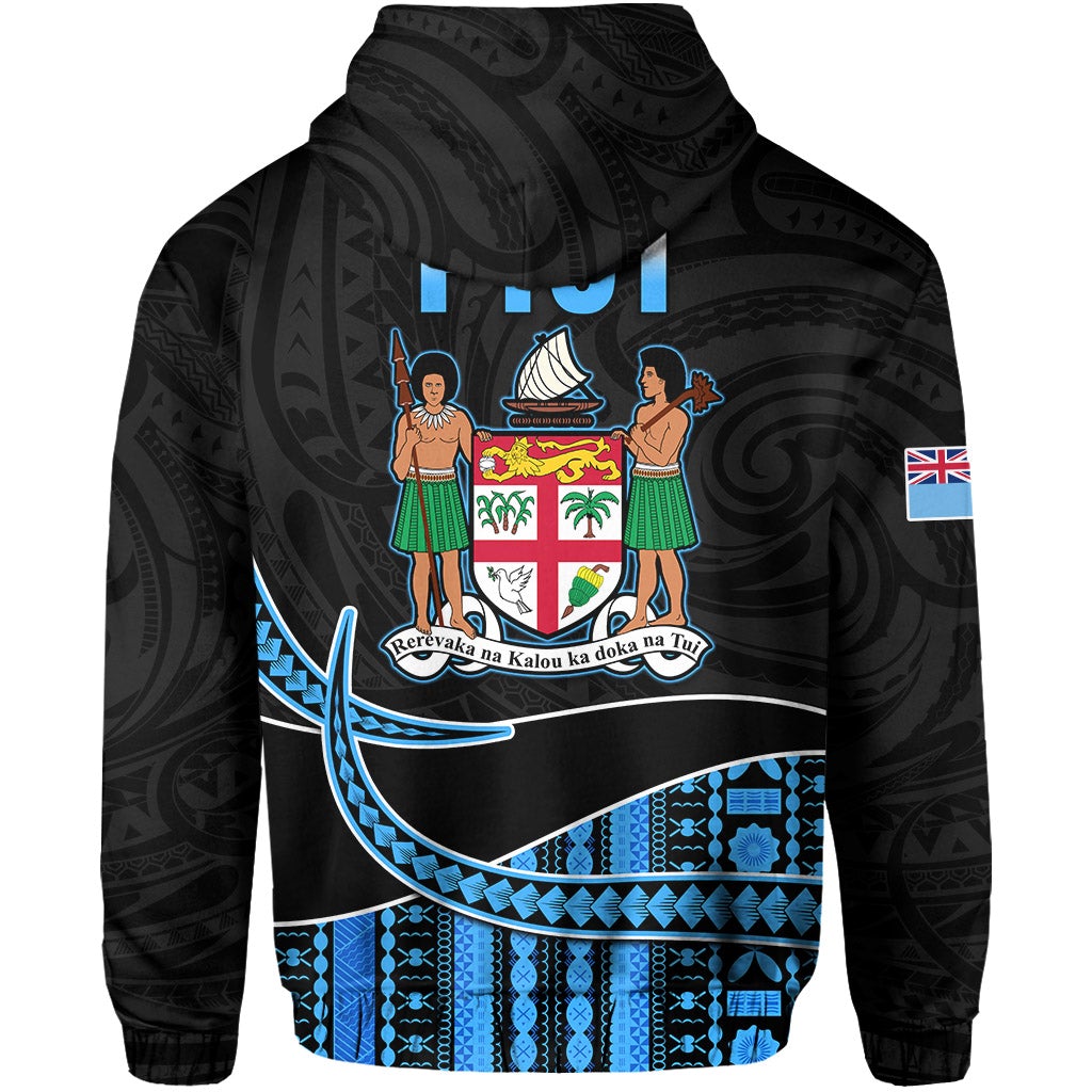 Fiji Polynesian Hoodie FeatuRed Fijian Lovers LT13 - Wonder Print Shop