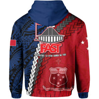 F.A.S.T Samoa Zip Hoodie Polynesian LT13 - Wonder Print Shop