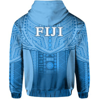 Fiji Faithful Zip Hoodie Version Blue LT13 - Wonder Print Shop