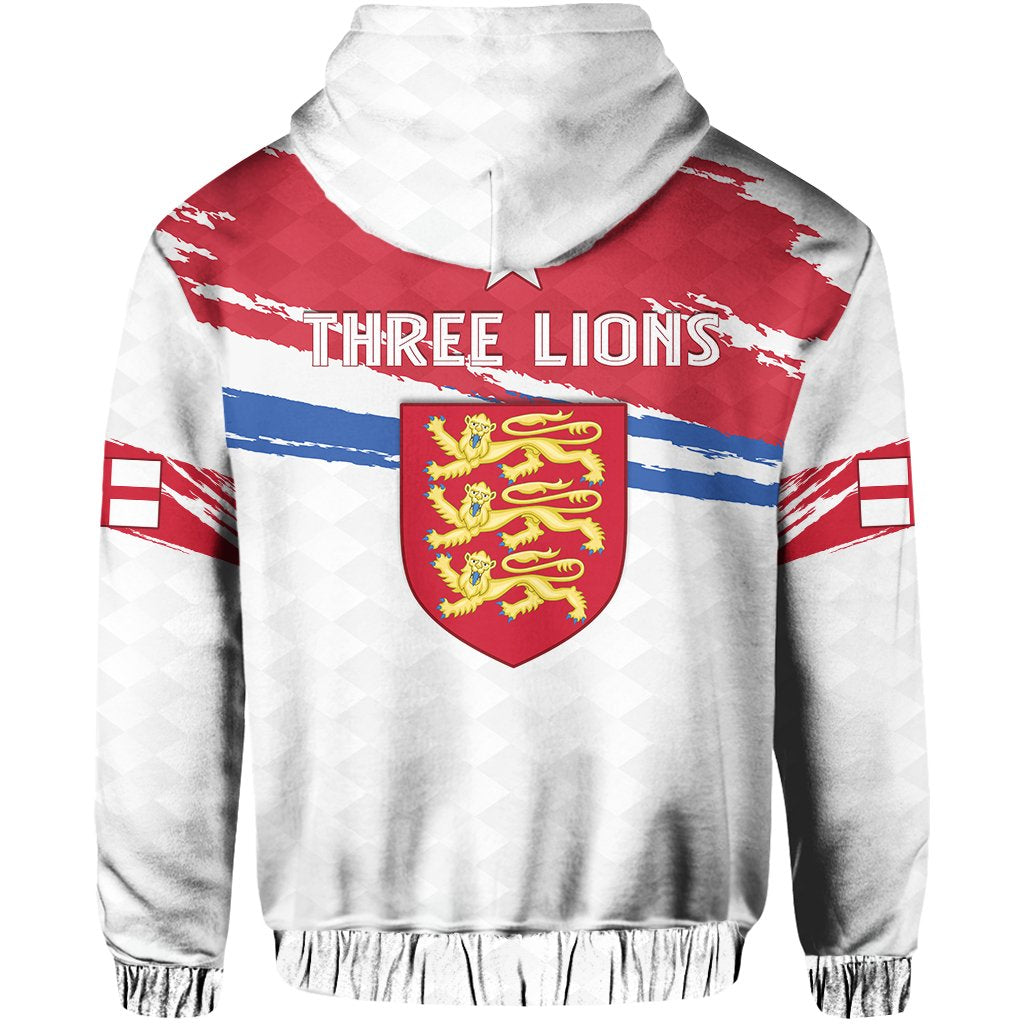 England Football Zip Hoodie Come on England LT13 - Wonder Print Shop