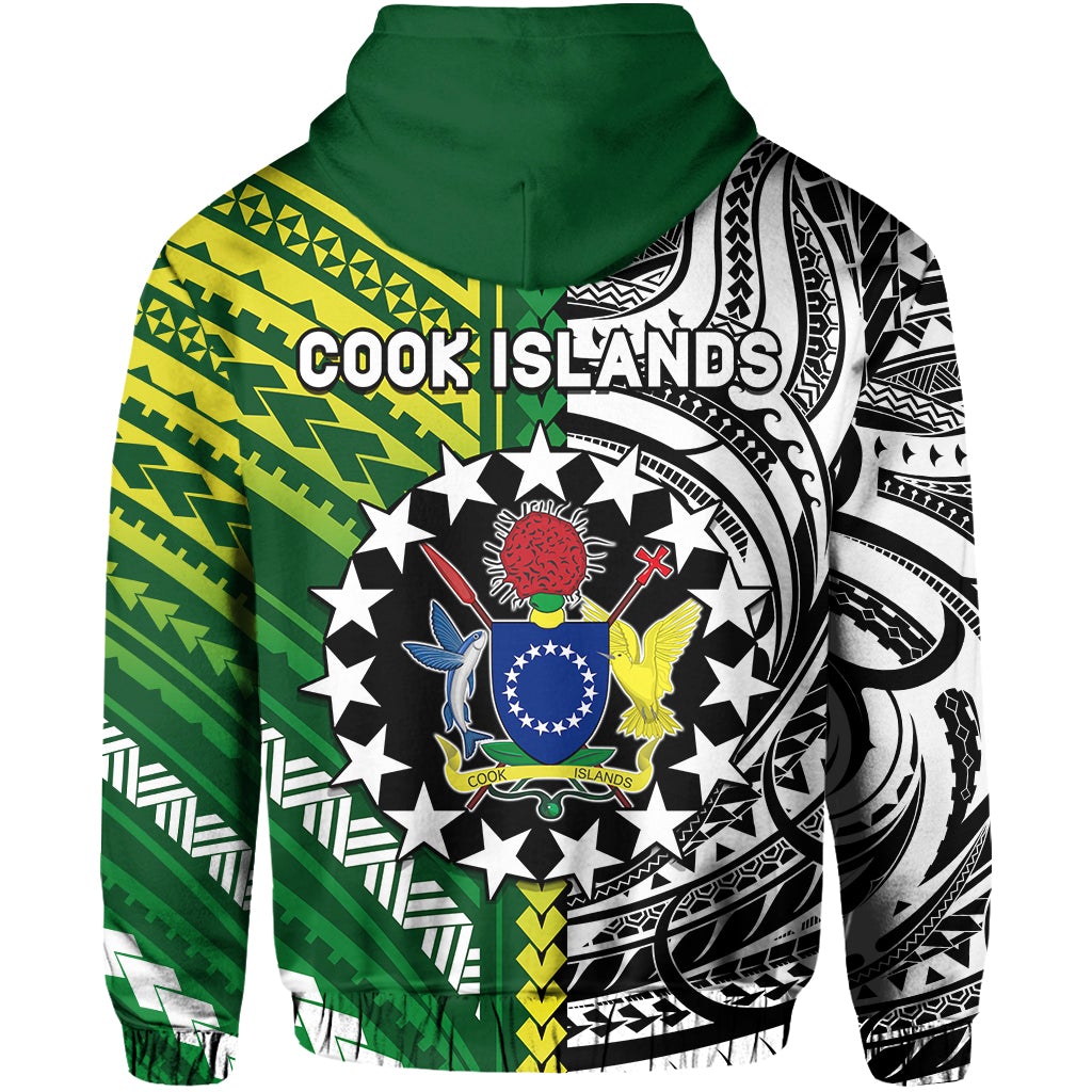 Unique Cook Islands Zip Hoodie Polynesia Pattern LT13 - Wonder Print Shop