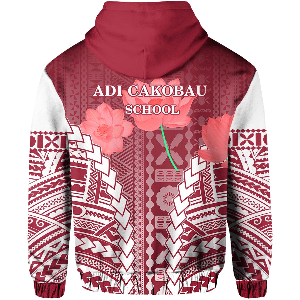 Adi Cakobau School Zip Hoodie Lovely Girl A.C.S LT13 - Wonder Print Shop