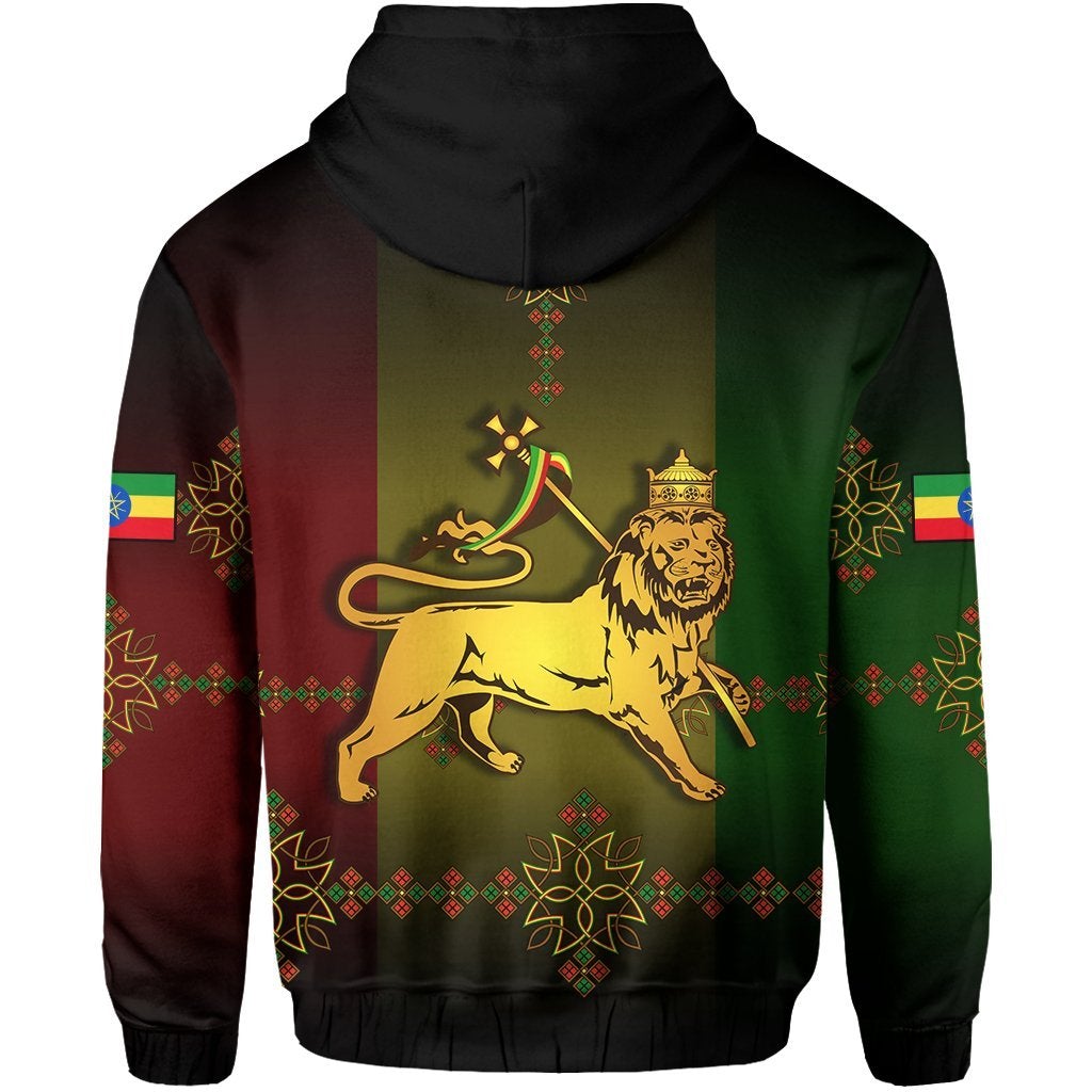Ethiopia Zip Hoodie LT13 - Wonder Print Shop