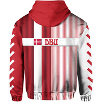 Denmark Football Hoodie Come on Denmark LT13 - Wonder Print Shop