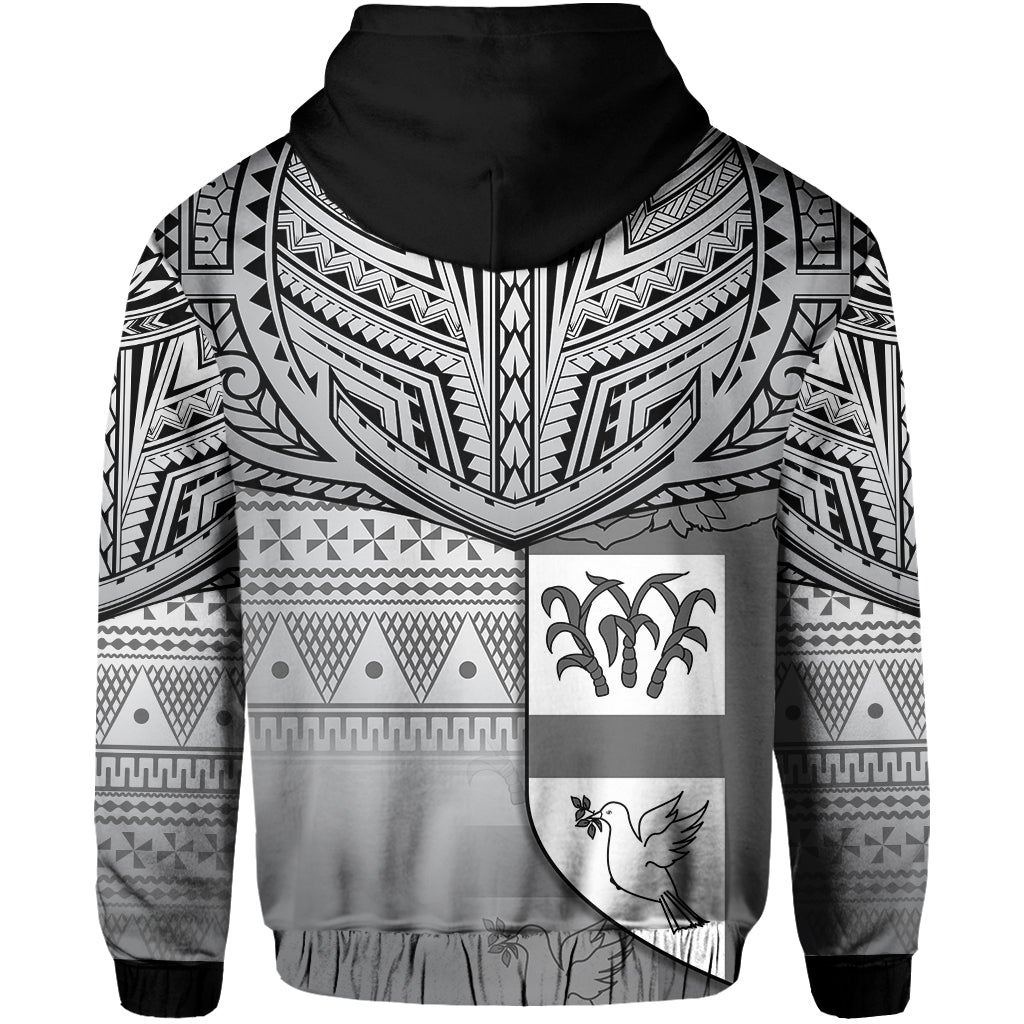Creative Fiji Zip Hoodie Love Country Version Black LT13 - Wonder Print Shop