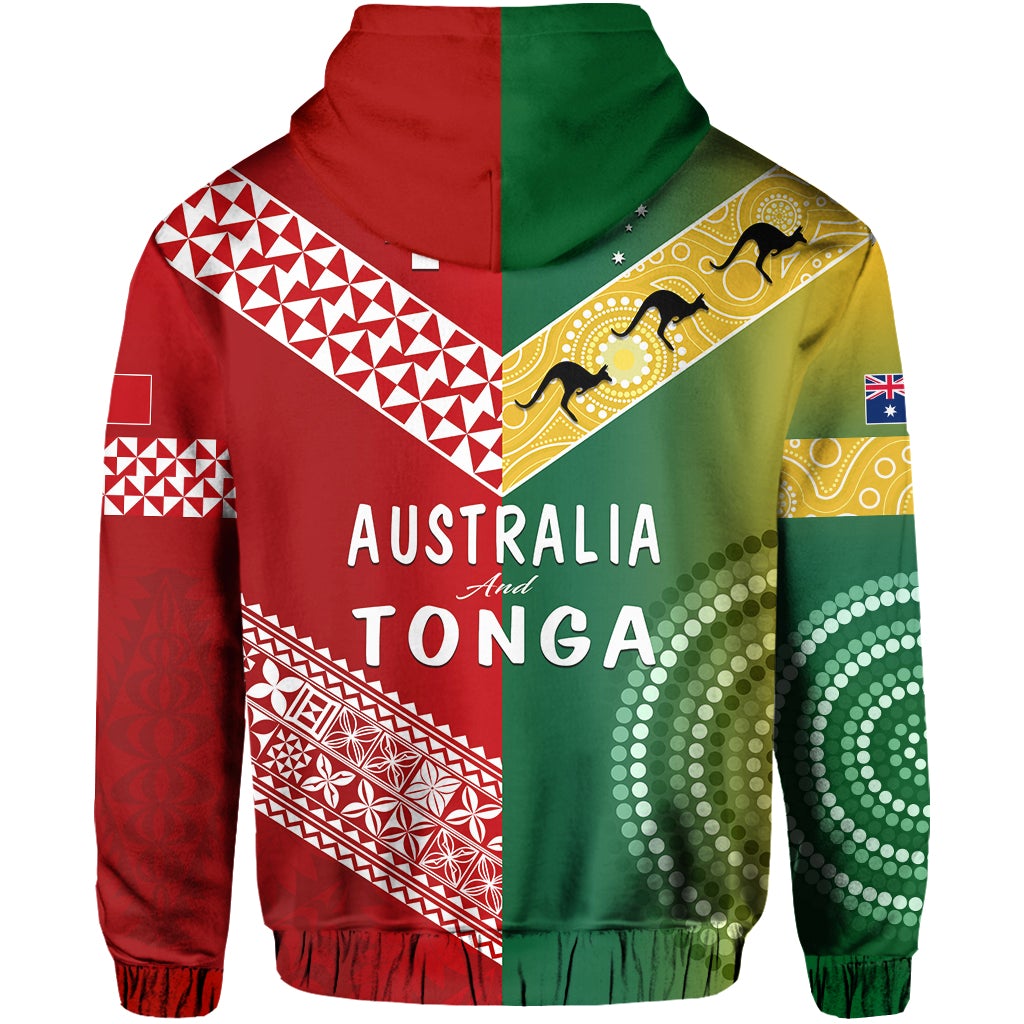 Australia and Tonga Hoodie Version Special LT13 - Wonder Print Shop