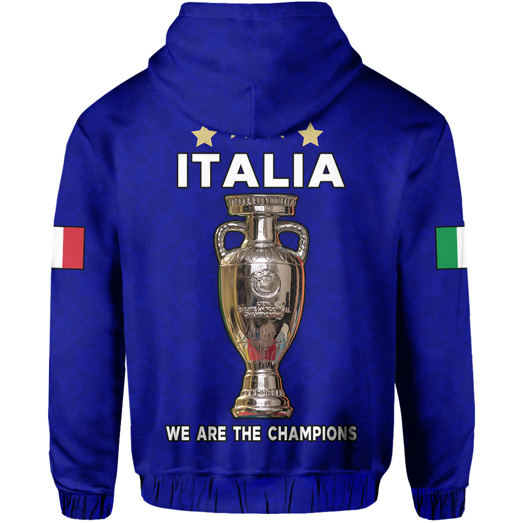 ITALIA Zip Hoodie We Are the Champions LT13 - Wonder Print Shop
