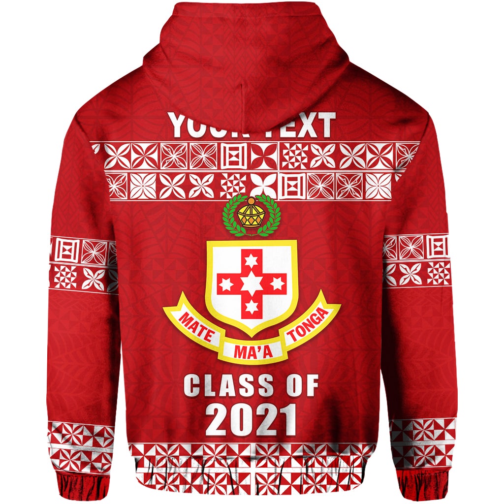 Custom Kolisi Tonga Zip Hoodie Class Year and Your Text LT13 - Wonder Print Shop