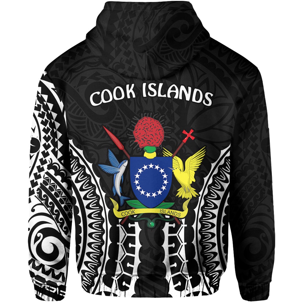 Cook Islands Zip Hoodie Polynesian Cultural The Best For You LT13 - Wonder Print Shop