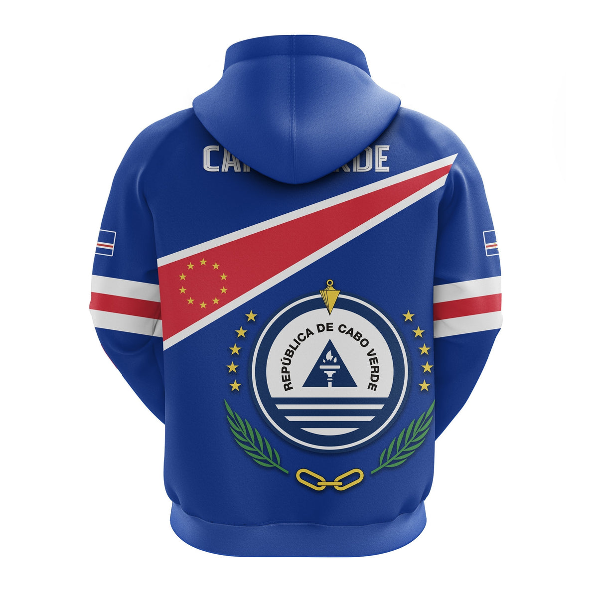 Cape Verde Hoodie Flag Cape Verde Lovers LT13 - Wonder Print Shop