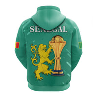Senegal Football Hoodie The Champions 2022 Style Map and Lion LT13 - Wonder Print Shop
