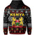 Kenya Christmas Zip Hoodie Shield mix African Pattern LT13 - Wonder Print Shop