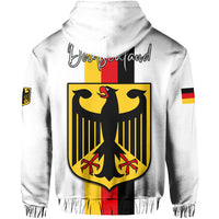 Germany Hoodie Grunge Deutschland Map and Coat Of Arms LT13 - Wonder Print Shop