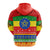 Ethiopia Hoodie Merry Christmas Mix African Pattern LT13 - Wonder Print Shop