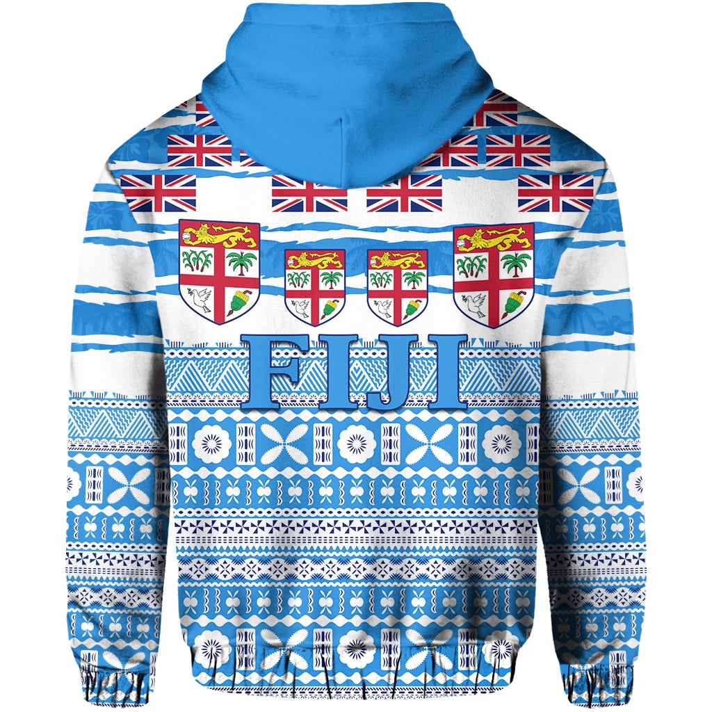 Fiji Polynesian Hoodie Fijian Tropical Flowers LT13 - Wonder Print Shop