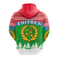 Eritrea Hoodie Merry Christmas Mix African Pattern LT13 - Wonder Print Shop
